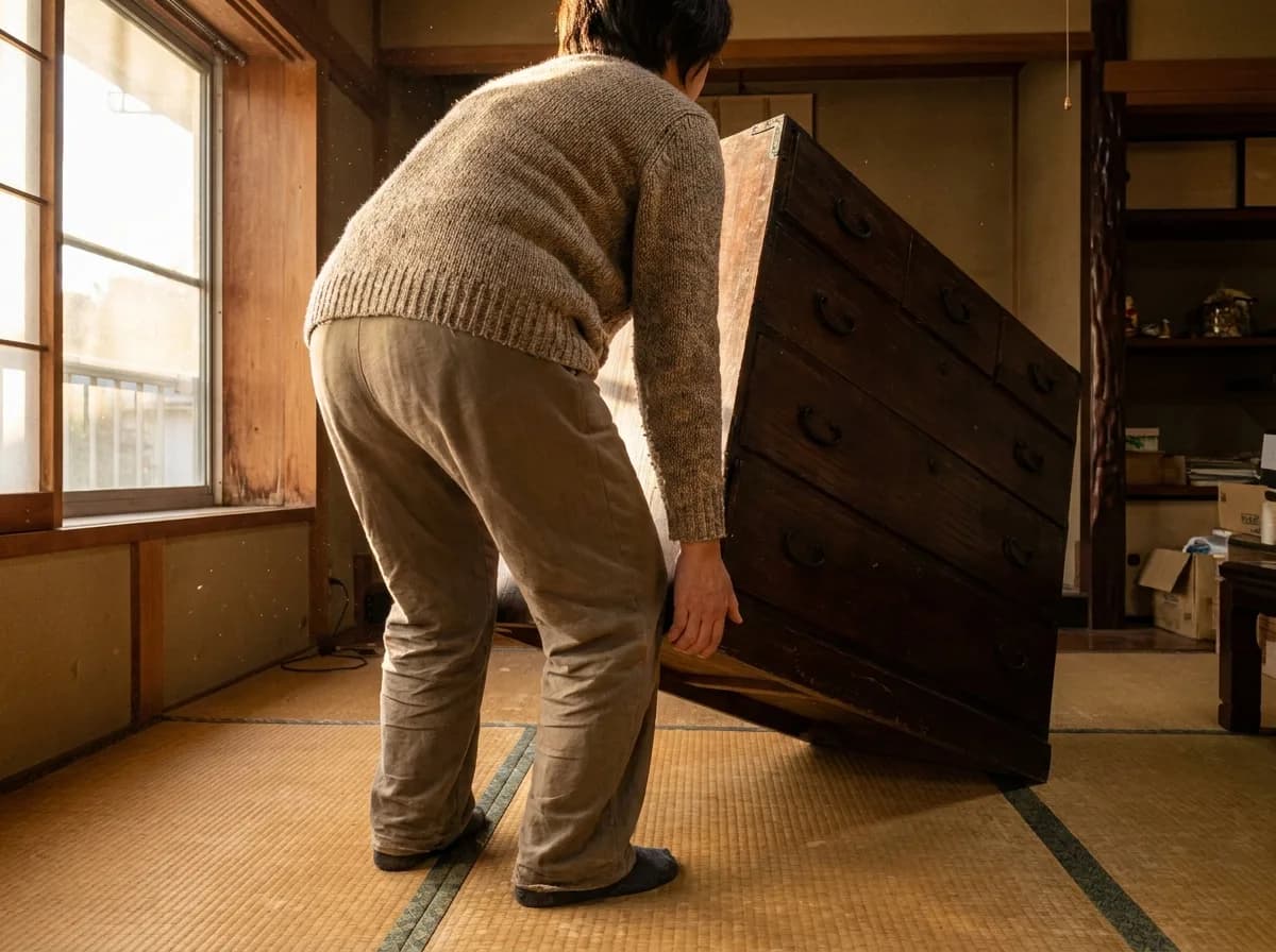 重くて、動かせない。の説明用イメージ